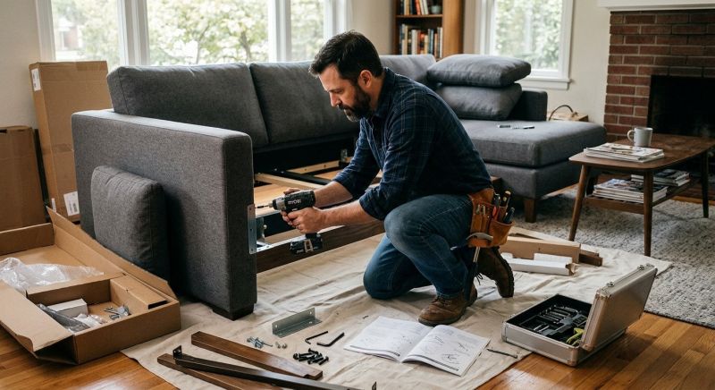 Sofa Assembly in Littleton, CO