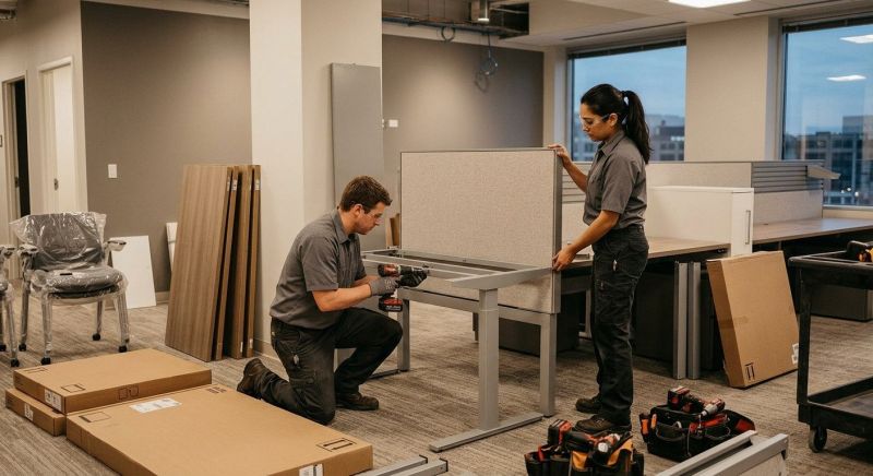 Conference Table Assembly in Denver County, CO