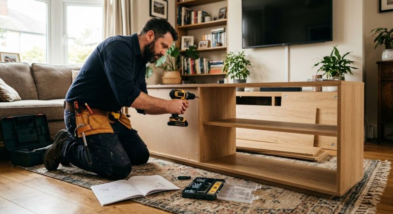 Tv Cabinet Assembly in Alpharetta, GA